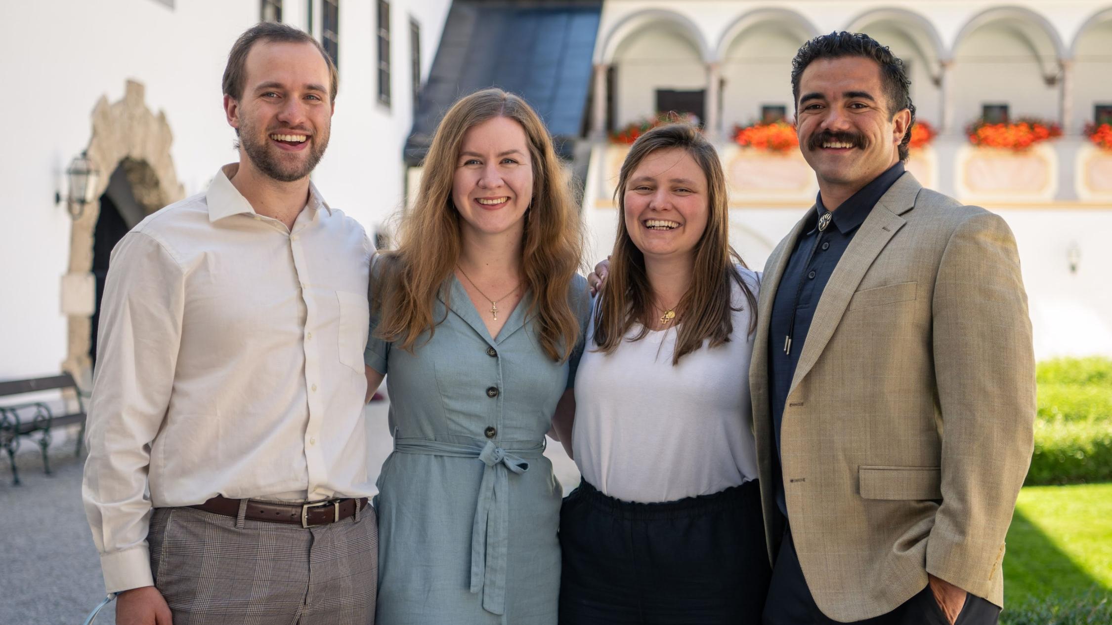 Matthew, Bernadett, Theresa und Trent - Team FOCUS Düsseldorf
